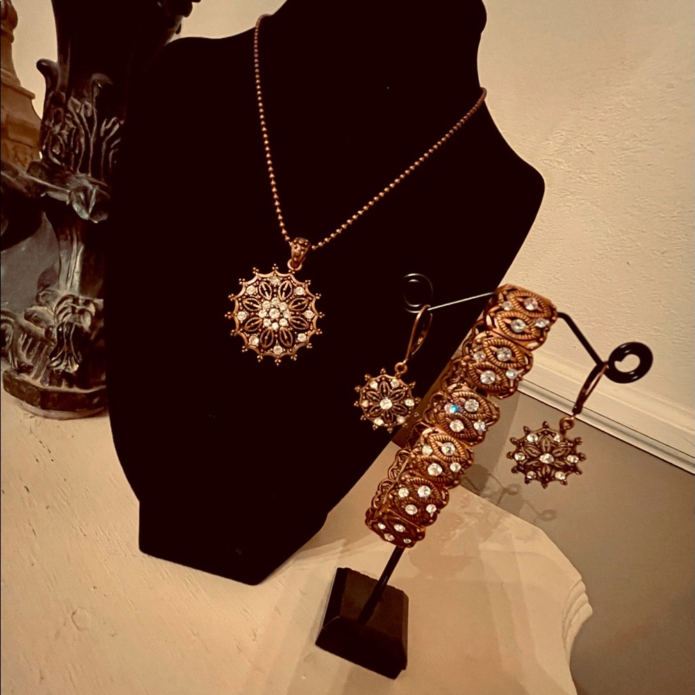 Copper Jewelry Set